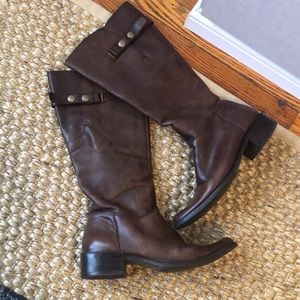 Brown Leather Matisse Boots